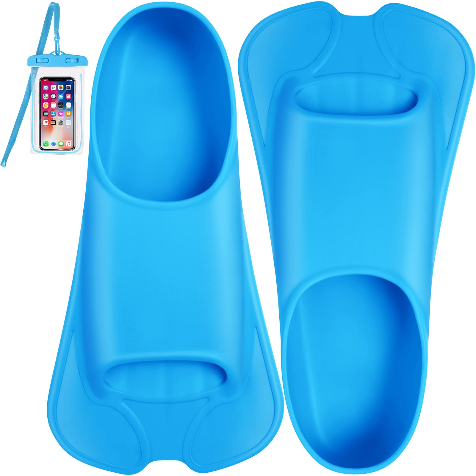 Aletas de natación Piscina Lap Natación Cómodo Silicona Aletas