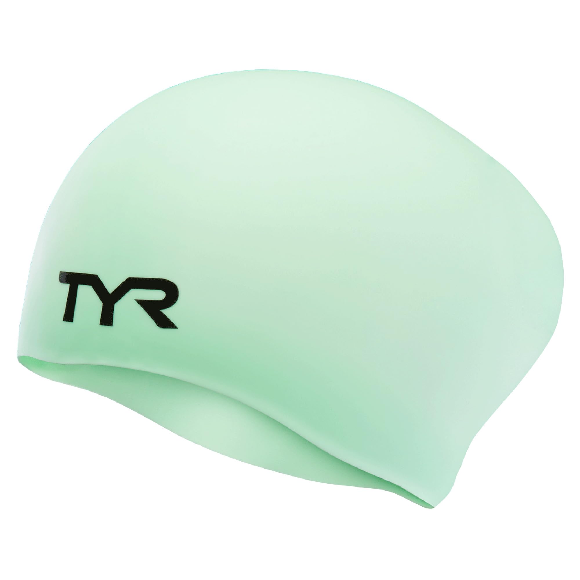 Gorro de natación de silicona sin arrugas para adultos de pelo