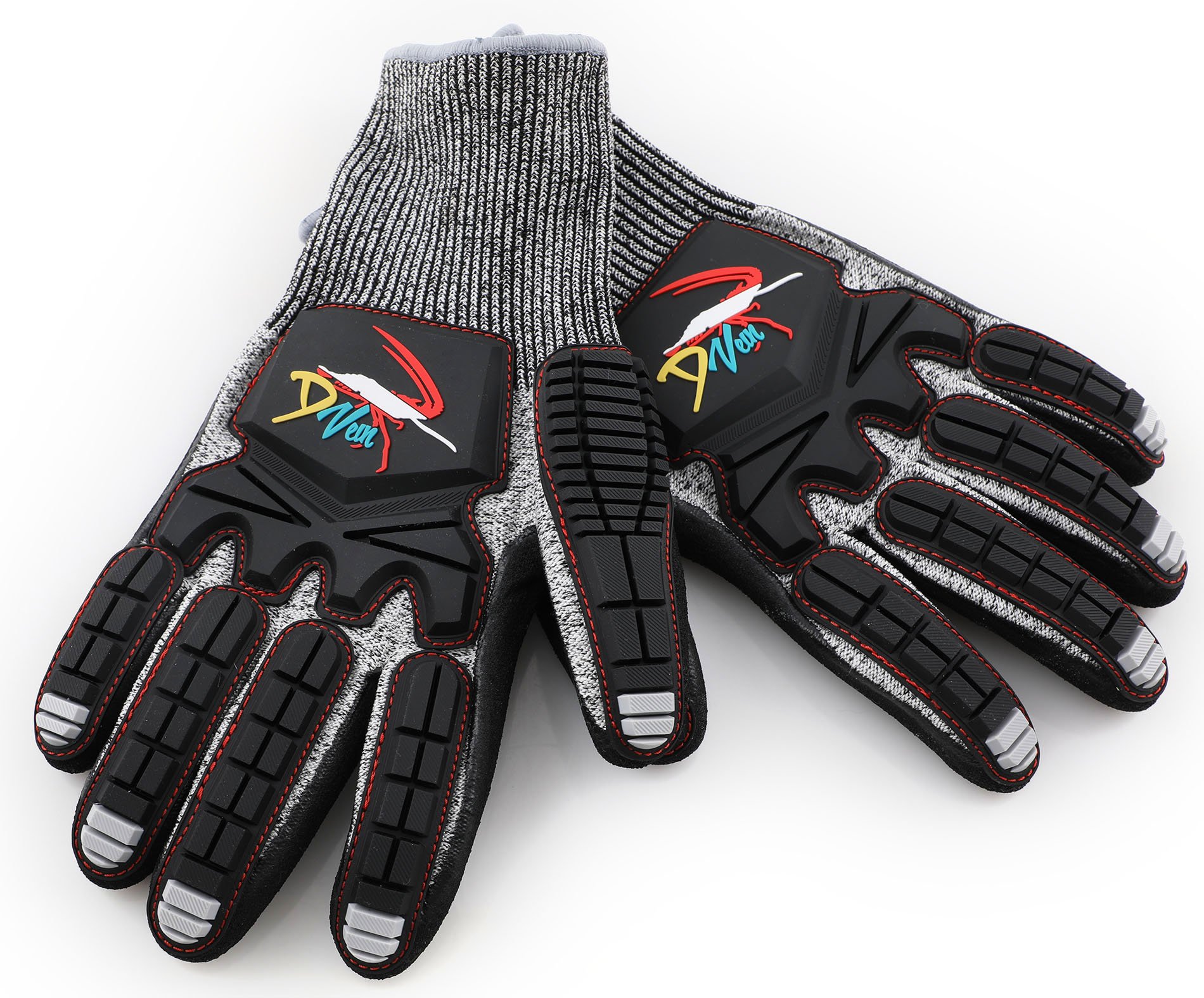 Guantes de pesca submarina con estampado de camuflaje hechos
